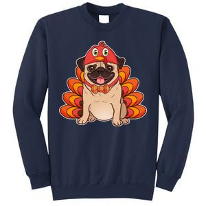 Thanksgiving Turkey Pug Sweatshirt