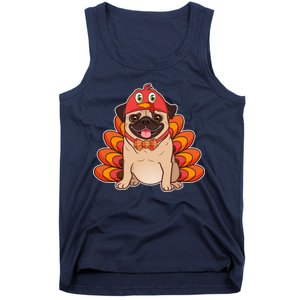 Thanksgiving Turkey Pug Tank Top