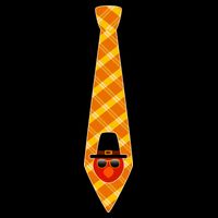 Thanksgiving Turkey Tie Womens T-Shirt