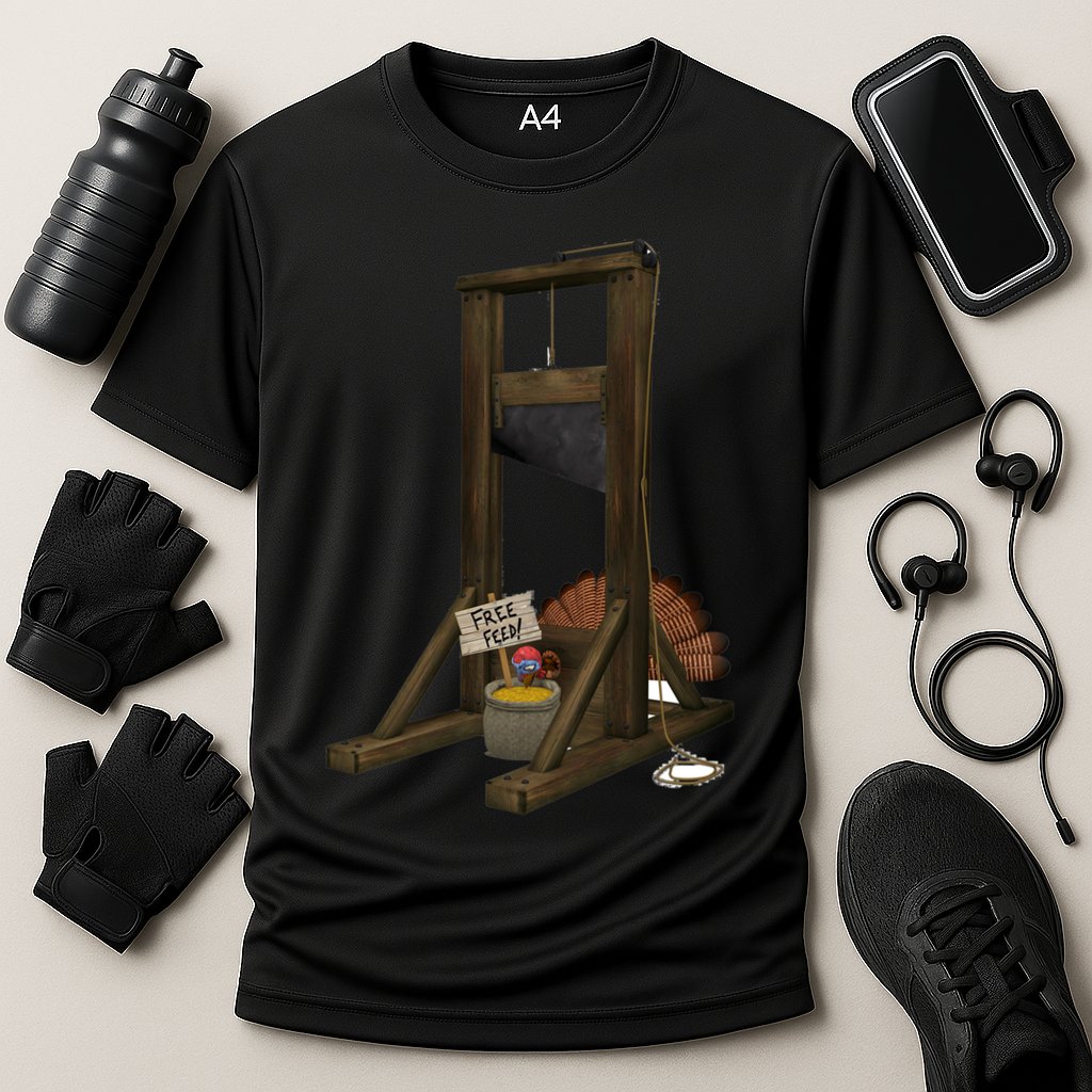 Thanksgiving Turkey Tricked Free Feed Funny Performance Shirt