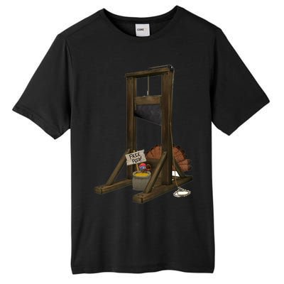 Thanksgiving Turkey Tricked Free Feed Funny Tall Fusion ChromaSoft Performance T-Shirt