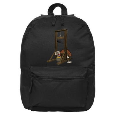 Thanksgiving Turkey Tricked Free Feed Funny 16 in Basic Backpack