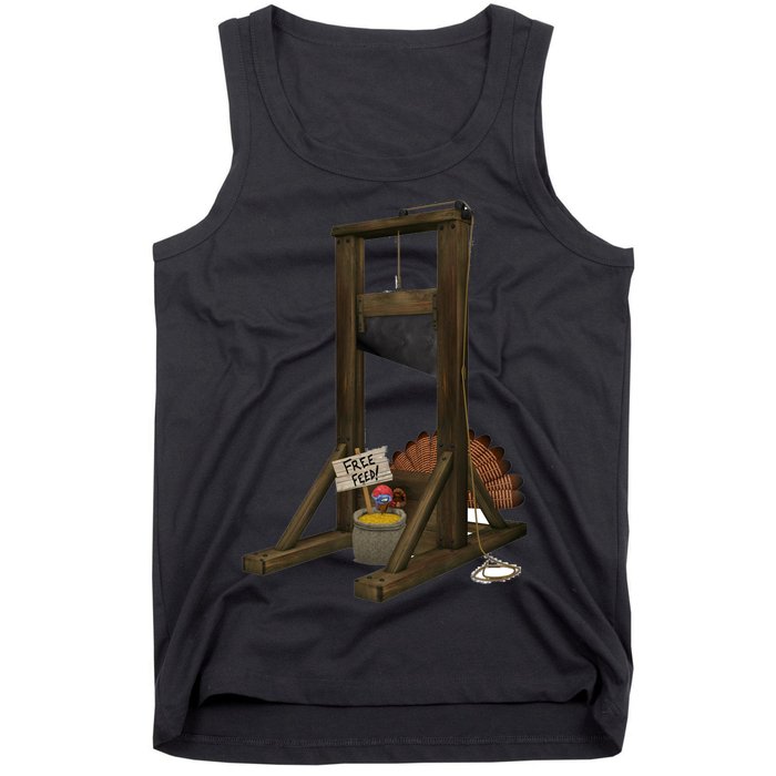 Thanksgiving Turkey Tricked Free Feed Funny Tank Top