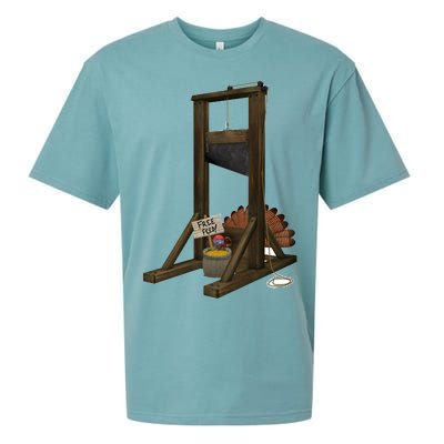 Thanksgiving Turkey Tricked Free Feed Funny Sueded Cloud Jersey T-Shirt