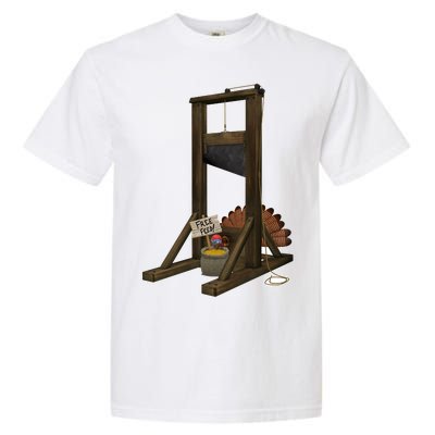 Thanksgiving Turkey Tricked Free Feed Funny Garment-Dyed Heavyweight T-Shirt