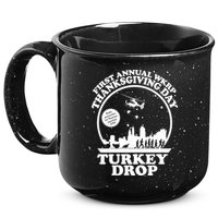 Thanksgiving WKRP Turkey Drop 15oz Campfire Ceramic Mug