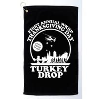 Thanksgiving WKRP Turkey Drop Golf Towel