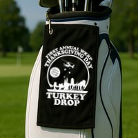 Thanksgiving WKRP Turkey Drop Golf Towel