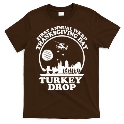 Thanksgiving WKRP Turkey Drop T-Shirt