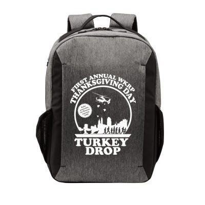 Thanksgiving WKRP Turkey Drop Vector Backpack