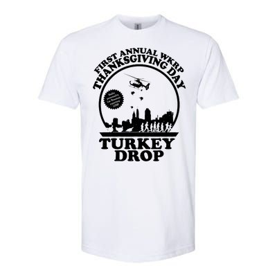 Thanksgiving WKRP Turkey Drop Softstyle® CVC T-Shirt