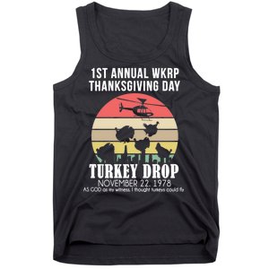 Thanksgiving WKRP Turkey's Drop Tank Top