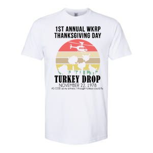 Thanksgiving WKRP Turkey's Drop Softstyle CVC T-Shirt