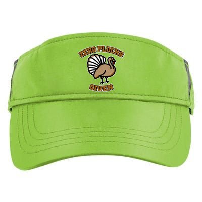 Thanksgiving Zero Plucks Given Turkey Adult Drive Performance Visor