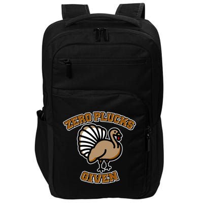 Thanksgiving Zero Plucks Given Turkey Impact Tech Backpack