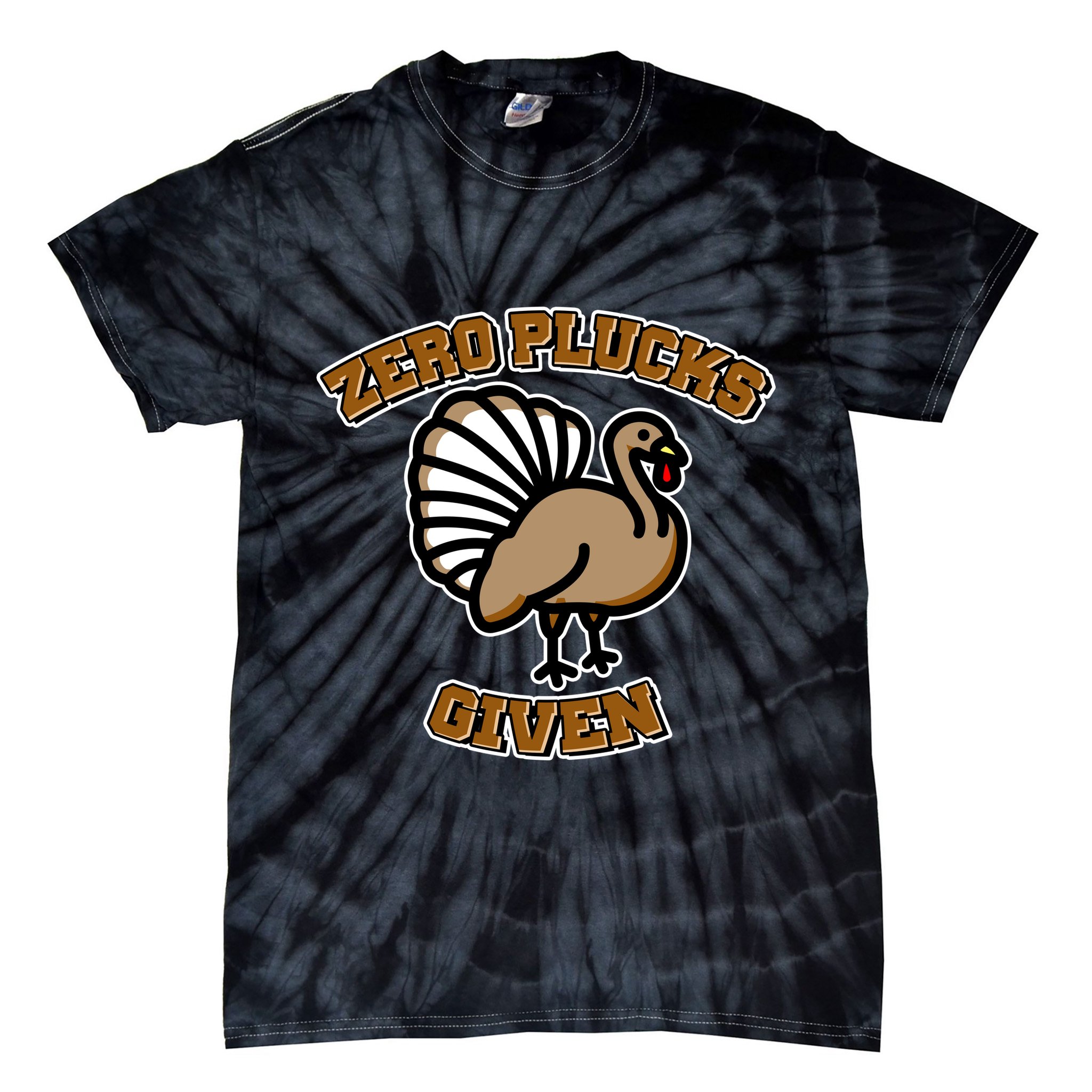 Thanksgiving Zero Plucks Given Turkey Tie-Dye T-Shirt