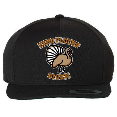 Thanksgiving Zero Plucks Given Turkey Wool Snapback Cap