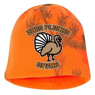 Thanksgiving Zero Plucks Given Turkey Kati - Camo Knit Beanie