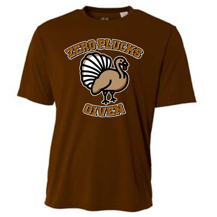 Thanksgiving Zero Plucks Given Turkey Cooling Performance Crew T-Shirt