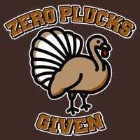 Thanksgiving Zero Plucks Given Turkey Apron