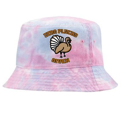 Thanksgiving Zero Plucks Given Turkey Tie-Dyed Bucket Hat