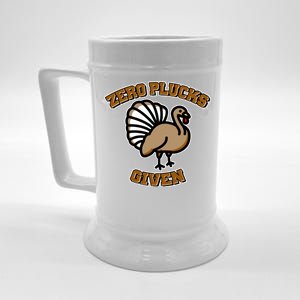 Thanksgiving Zero Plucks Given Turkey Beer Stein