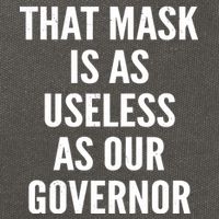 That Mask Is As Useless As Our Governor Cotton Canvas Backpack