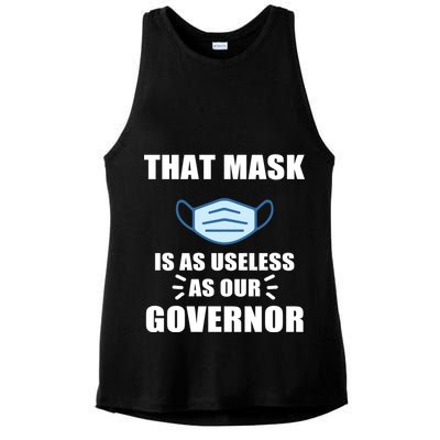 That Mask Is As Useless As Your Governor Ladies PosiCharge Tri-Blend Wicking Tank