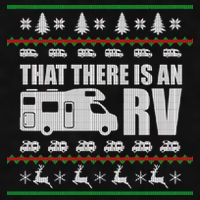 That There Is An RV Ugly Christmas Ladies PosiCharge Tri-Blend Wicking Tank