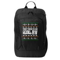 That There Is An RV Ugly Christmas City Backpack