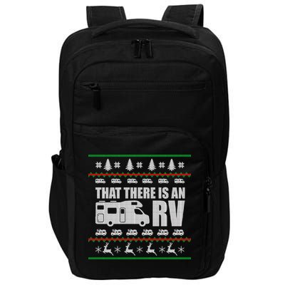 That There Is An RV Ugly Christmas Impact Tech Backpack