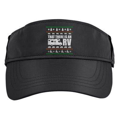 That There Is An RV Ugly Christmas Adult Drive Performance Visor