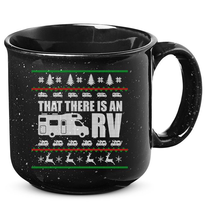 That There Is An RV Ugly Christmas 15oz Campfire Ceramic Mug