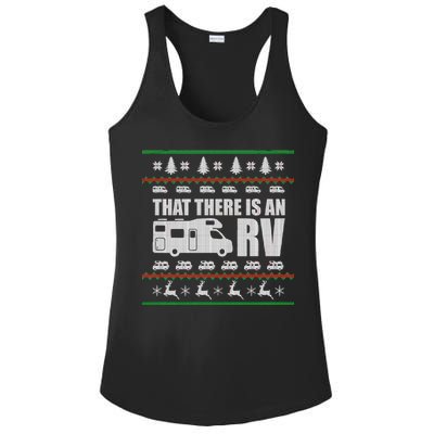 That There Is An RV Ugly Christmas Ladies PosiCharge Competitor Racerback Tank