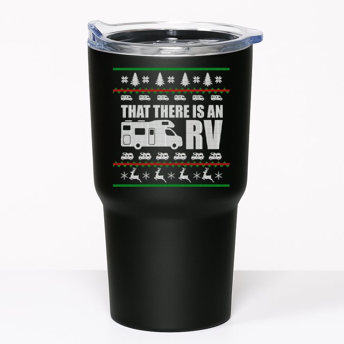 That There Is An RV Ugly Christmas Tumbler