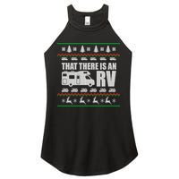 That There Is An RV Ugly Christmas Women's Perfect Tri Rocker Tank