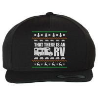 That There Is An RV Ugly Christmas Wool Snapback Cap