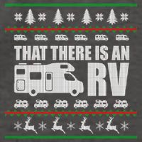 That There Is An RV Ugly Christmas Vector Backpack