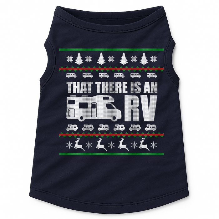That There Is An RV Ugly Christmas Doggie Tank