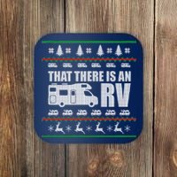 That There Is An RV Ugly Christmas Coaster