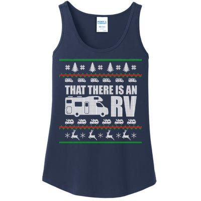 That There Is An RV Ugly Christmas Ladies Essential Tank