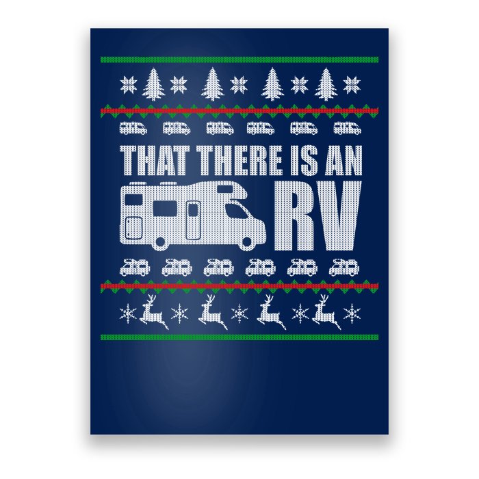 That There Is An RV Ugly Christmas Poster