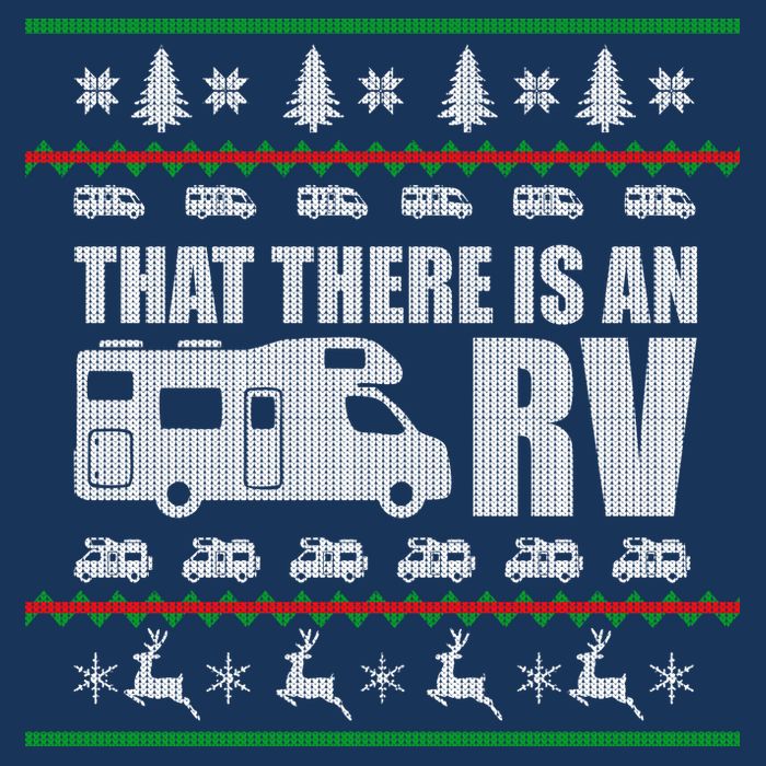 That There Is An RV Ugly Christmas Premium T-Shirt