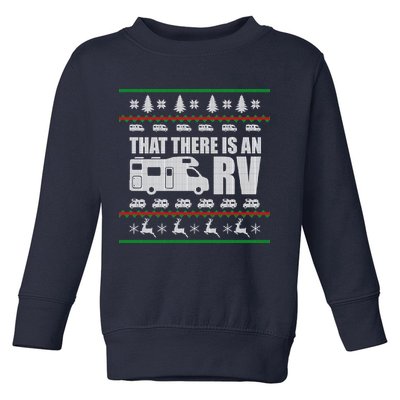 That There Is An RV Ugly Christmas Toddler Sweatshirt