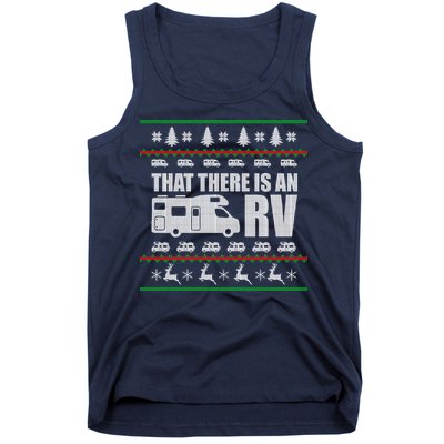 That There Is An RV Ugly Christmas Tank Top