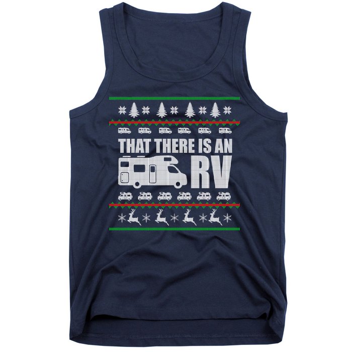 That There Is An RV Ugly Christmas Tank Top