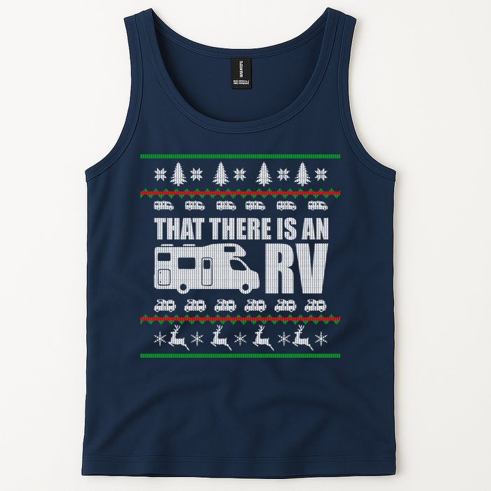 That There Is An RV Ugly Christmas Tank Top