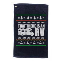 That There Is An RV Ugly Christmas Golf Towel