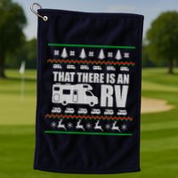 That There Is An RV Ugly Christmas Golf Towel