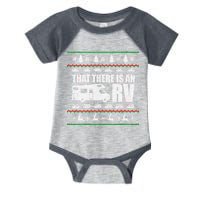 That There Is An RV Ugly Christmas Infant Baby Jersey Bodysuit